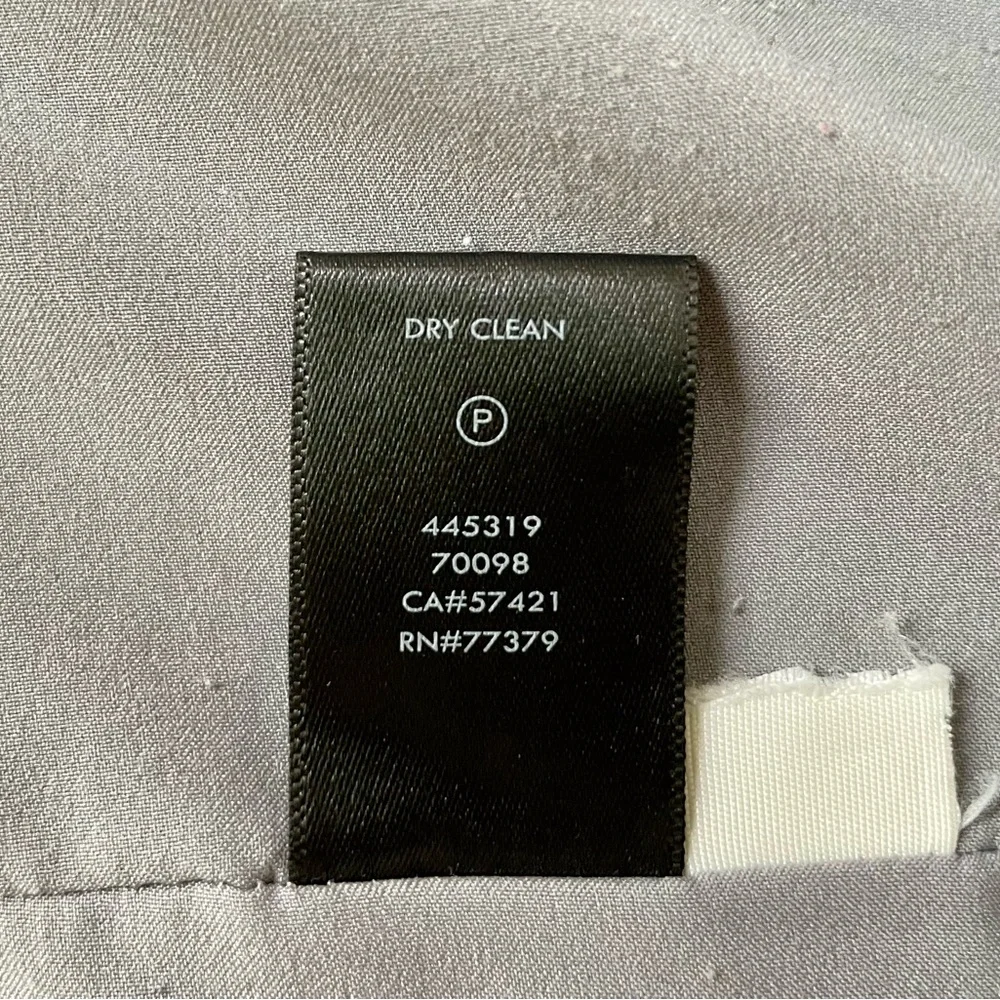 Ann Taylor Light Gray Wrap Coat with Shawl Collar - Picture 6 of 10